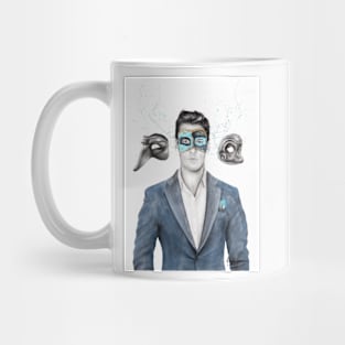 A Man of Many Masks Mug